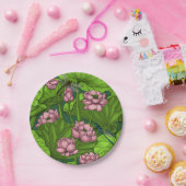 Lotus Garten Pappteller (Party)