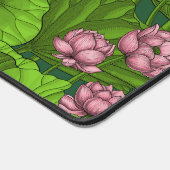 Lotus Garten Schreibtischunterlage (Ecke)