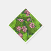 Lotus Garten Serviette (Ecke)