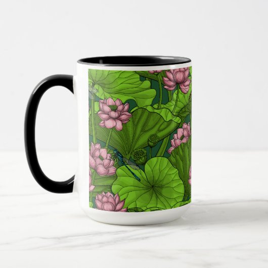 Lotus Garten Tasse (Links)