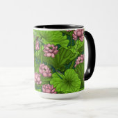 Lotus Garten Tasse (VorderseiteRechts)