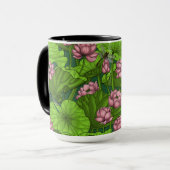 Lotus Garten Tasse (Vorderseite Links)