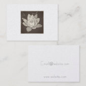 LOTUS-GESCHÄFTSKARTE VISITENKARTE (Vorne/Hinten)