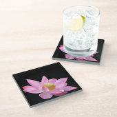 Lotus Glasuntersetzer (Schrägansicht)