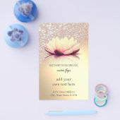 Lotus Glitzer Gold Flyer (Einzeln)