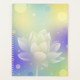 Lotus Glow Hardcover Planner Planer