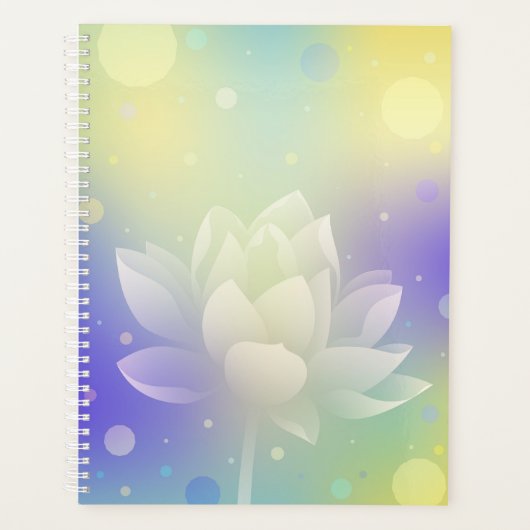 Lotus Glow Hardcover Planner Planer (Vorderseite)