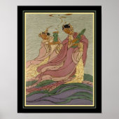"Lotus Goddesses" ca. 1931 von Bertha Lum Poster (Vorne)