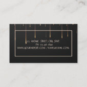 Lotus Gold Lotus Tropfen Visitenkarte (Rückseite)