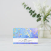 *~* Lotus Gold Pastellnebel Galaxy Universe AP3   Visitenkarte (Stehend Vorderseite)