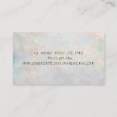 Lotus Golden Confetti Visitenkarte (Rückseite)