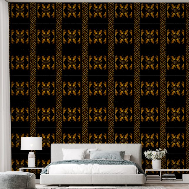 Lotus Golden Yellow 2 Tapete (Schlafzimmer)