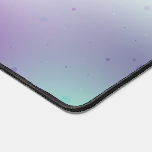 Lotus, grüner Hintergrund, Multifunktion Schreibtischunterlage (Ecke)