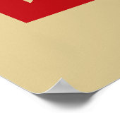 Lotus Harmony - Minimalistische Blumenessenz Poster (Ecke)