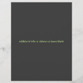 Lotus Health and Wellness Flyer (Hinten)