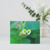Lotus Heart ポストカード Postkarte (Stehend Vorderseite)
