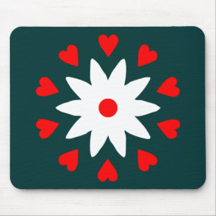 Lotus Heart Mousepad
