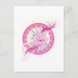 Lotus Heart Postkarte