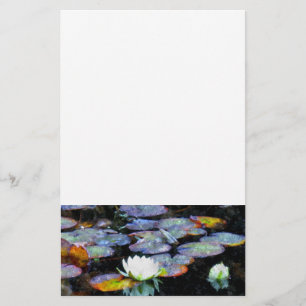 Lotus-Herzen Briefpapier