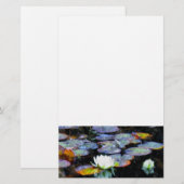 Lotus-Herzen Briefpapier (Vorne/Hinten)