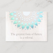 Lotus Holistic Health and Wellness Referenzkarte Empfehlungskarte (Vorderseite)