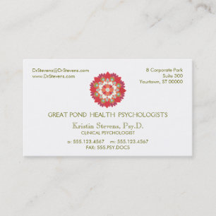 Lotus Holistic Natural Health Appointing Card Terminkarte