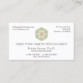 Lotus Holistic Natural Health Ernennung Terminkarte (Vorderseite)