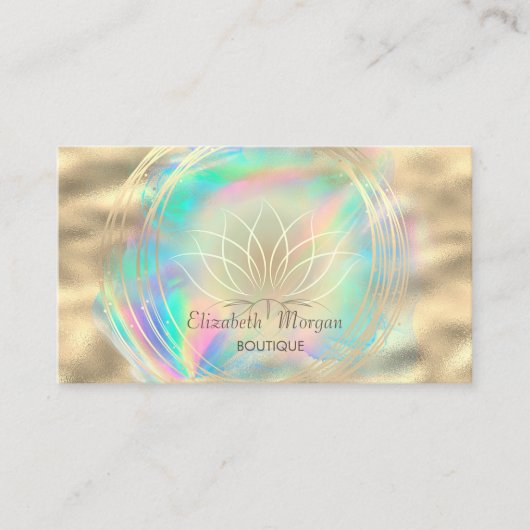 Lotus Holographic Inc Visitenkarte (Vorderseite)