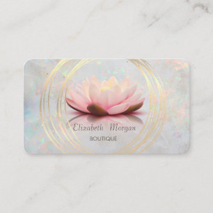 Lotus Holographic Opal Visitenkarte