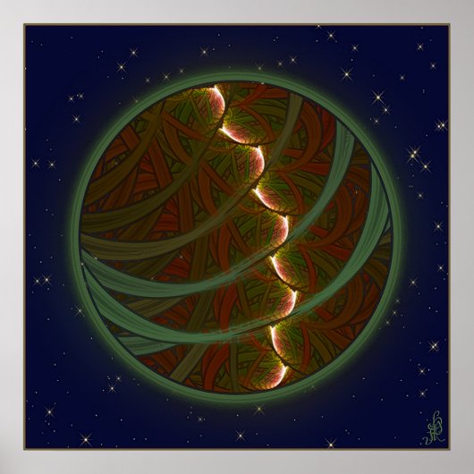 Lotus Horse Moon Poster (Vorne)