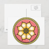 Lotus Icon Postkarte (Vorne/Hinten)