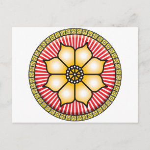 Lotus Icon Postkarte