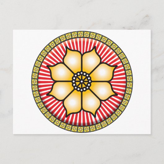 Lotus Icon Postkarte (Vorderseite)