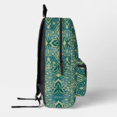 Lotus Ikat Muster - Der weiße Lotus Bedruckter Rucksack (Links)