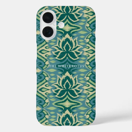 Lotus Ikat Muster - Der weiße Lotus Case-Mate iPhone Hülle (Rückseite)
