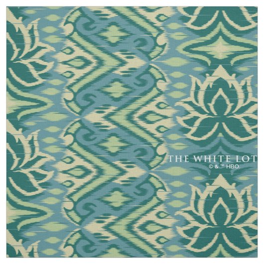 Lotus Ikat Muster - Der weiße Lotus Stoff (Muster)