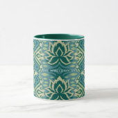 Lotus Ikat Muster - Der weiße Lotus Tasse (Zentrum)