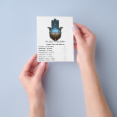 Lotus-Illumination | Hamsa-Hand-Design Flyer (Gruppe)