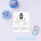 Lotus-Illumination | Hamsa-Hand-Design Flyer (Einzeln)