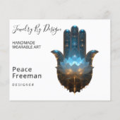 Lotus-Illumination | Hamsa-Hand-Design Flyer (Hinten)