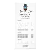 Lotus-Illumination | Hamsa-Hand-Design Werbekarte (Vorne)