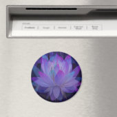 Lotus in Blau... Magnet (In Situ (Geschirrspüler))