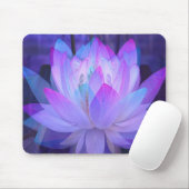 Lotus in Blau... Mousepad (Mit Mouse)
