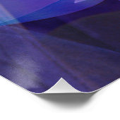 Lotus in Blau... Poster (Ecke)