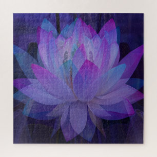 Lotus in Blau... Puzzle