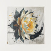 Lotus in Bloom Wandteppich (Vorderseite (Horizontal))