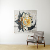 Lotus in Bloom Wandteppich (Beispiel (Horizontal))