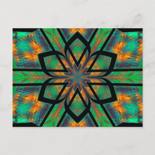 LOTUS IN GLOW 1 POSTKARTE (Vorderseite)