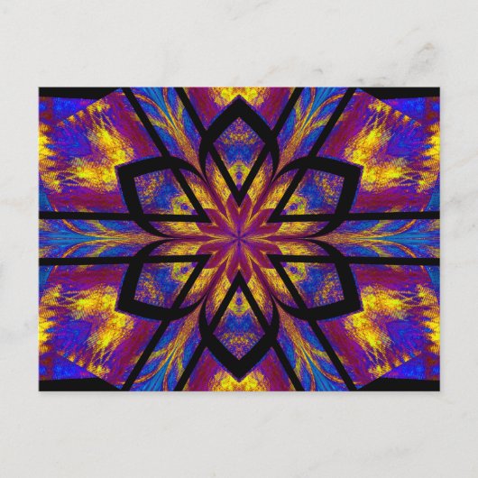 LOTUS IN GLOW 2 POSTKARTE (Vorderseite)