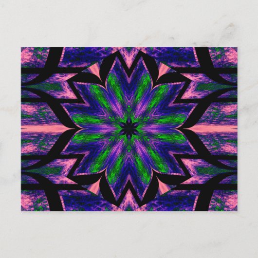 LOTUS IN GLOW 5 POSTKARTE (Vorderseite)